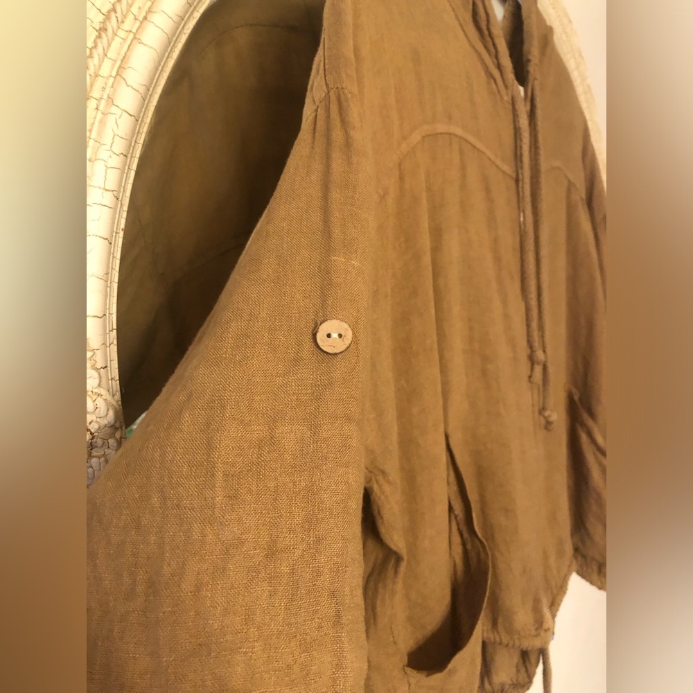 🤎100 LINEN TOP - Picture 12 of 14